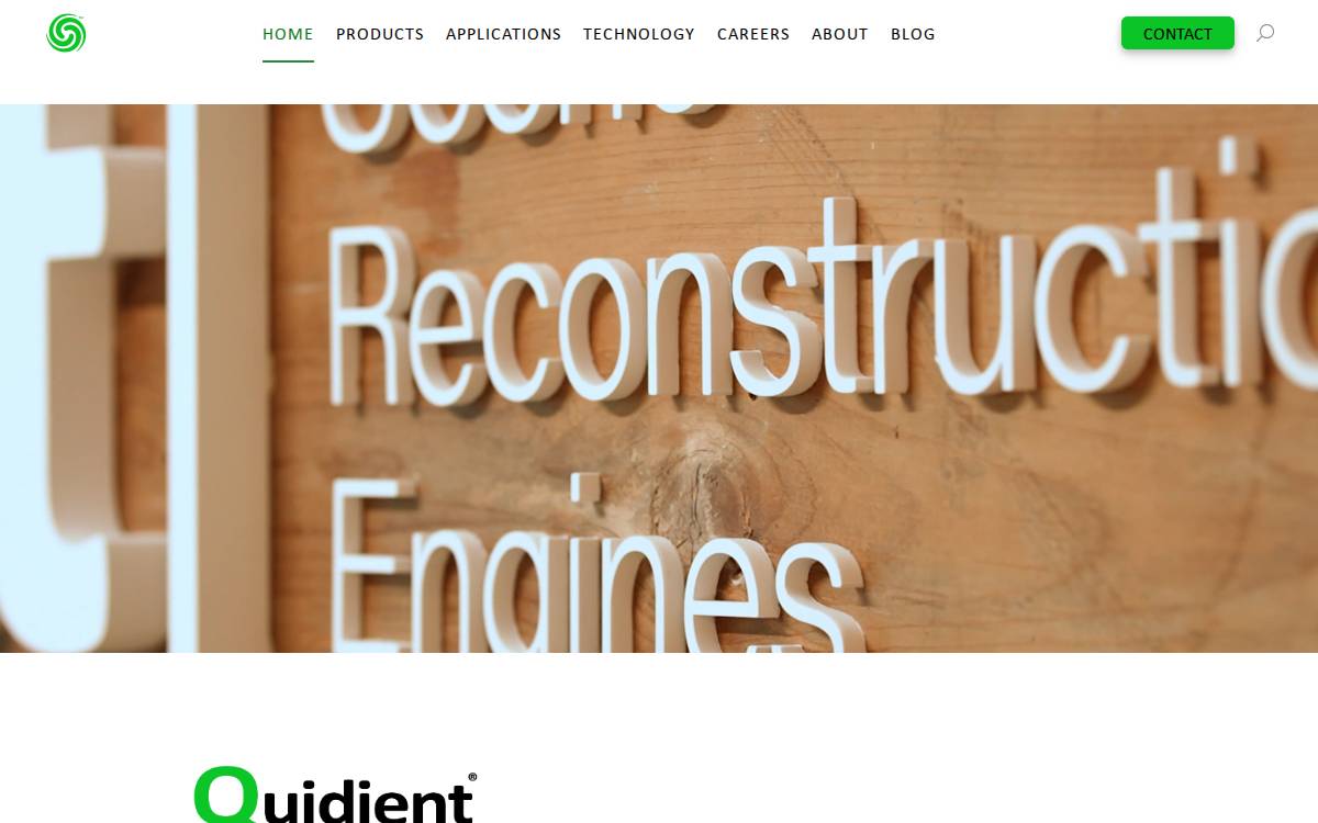Quidient website preview