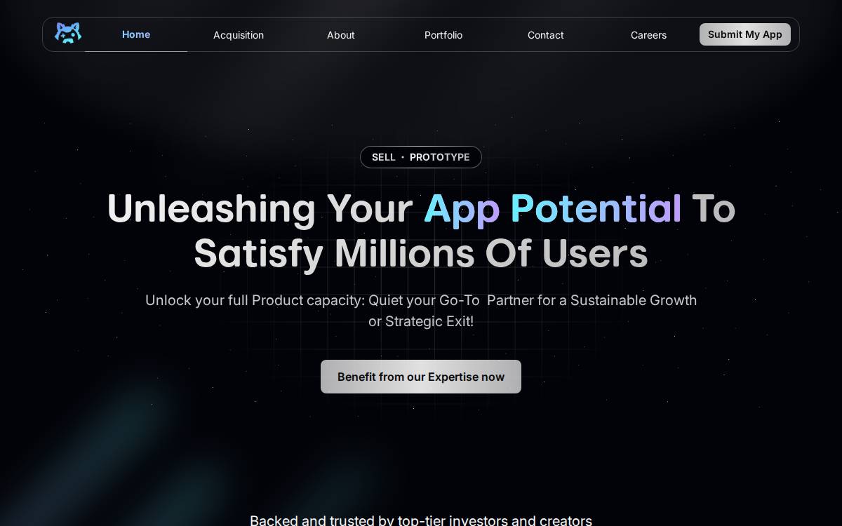 Quiet website preview