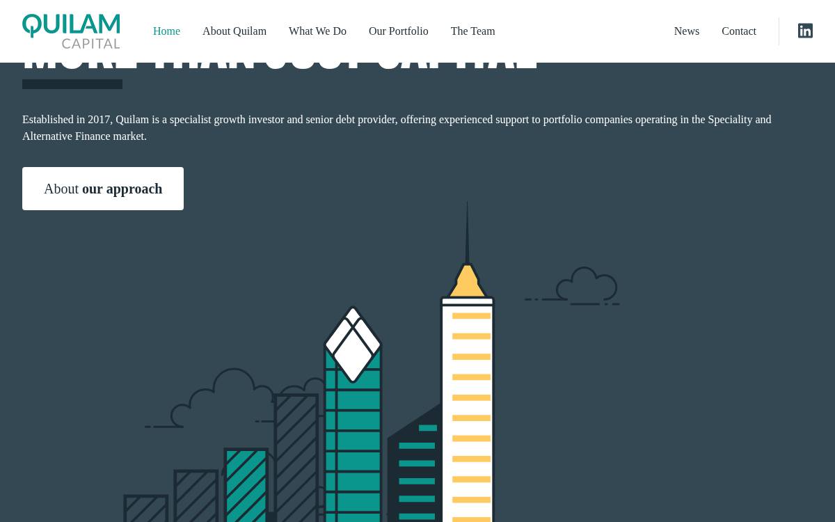 Quilam Capital website preview