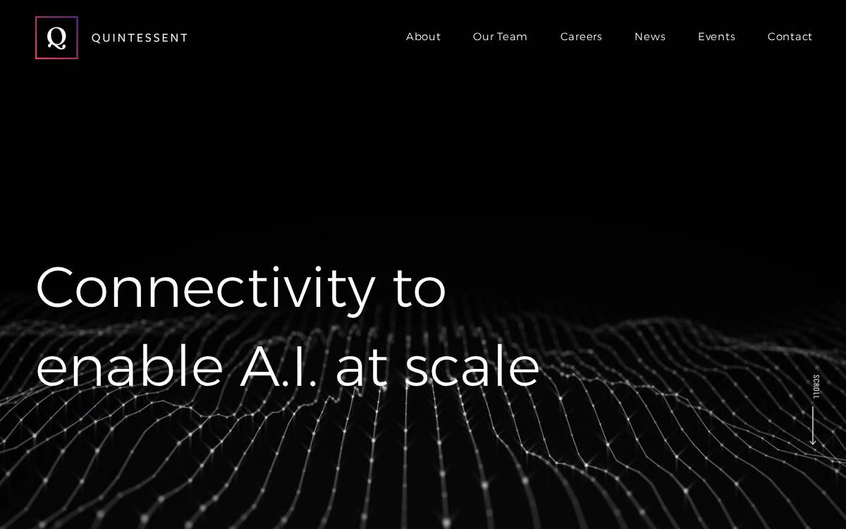 Quintessent website preview