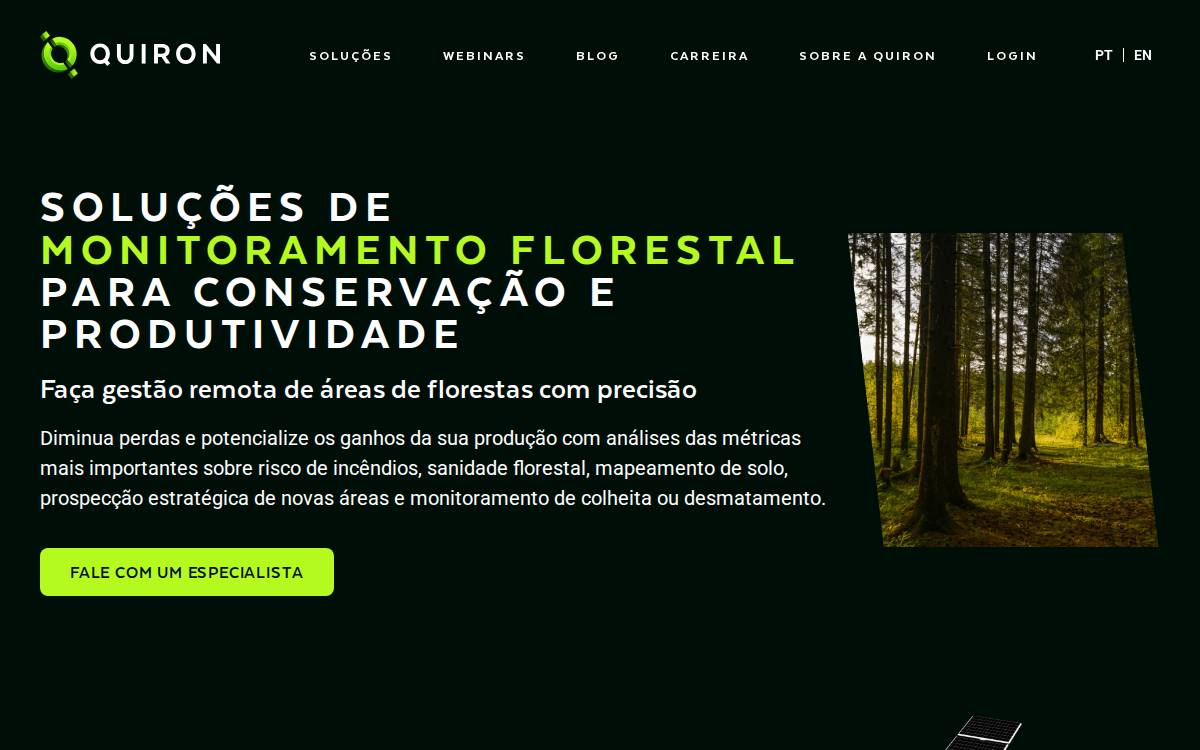 Quiron website preview