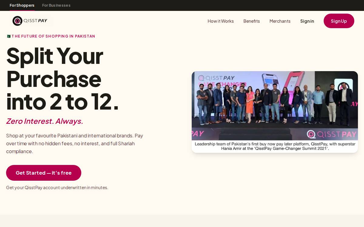 QUISSTPAY website preview