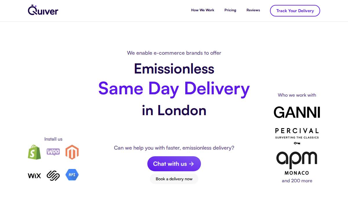 Quiver website preview