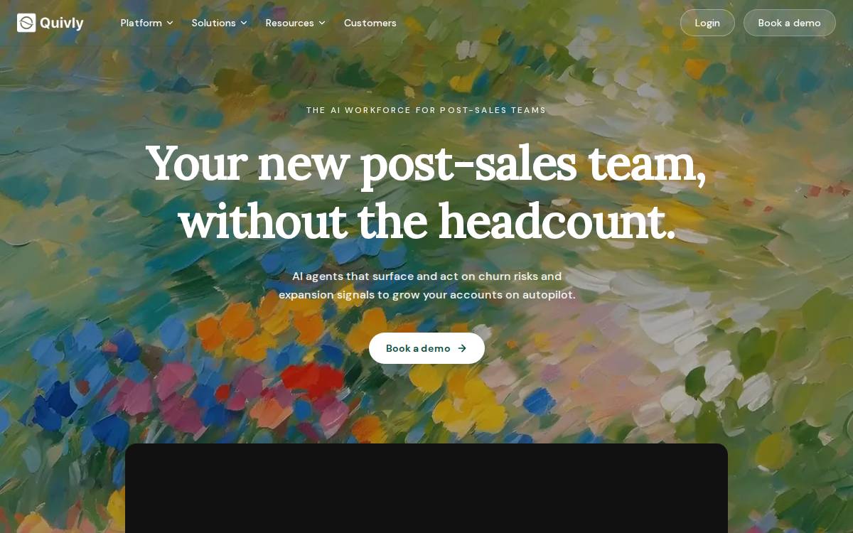 Quivly website preview