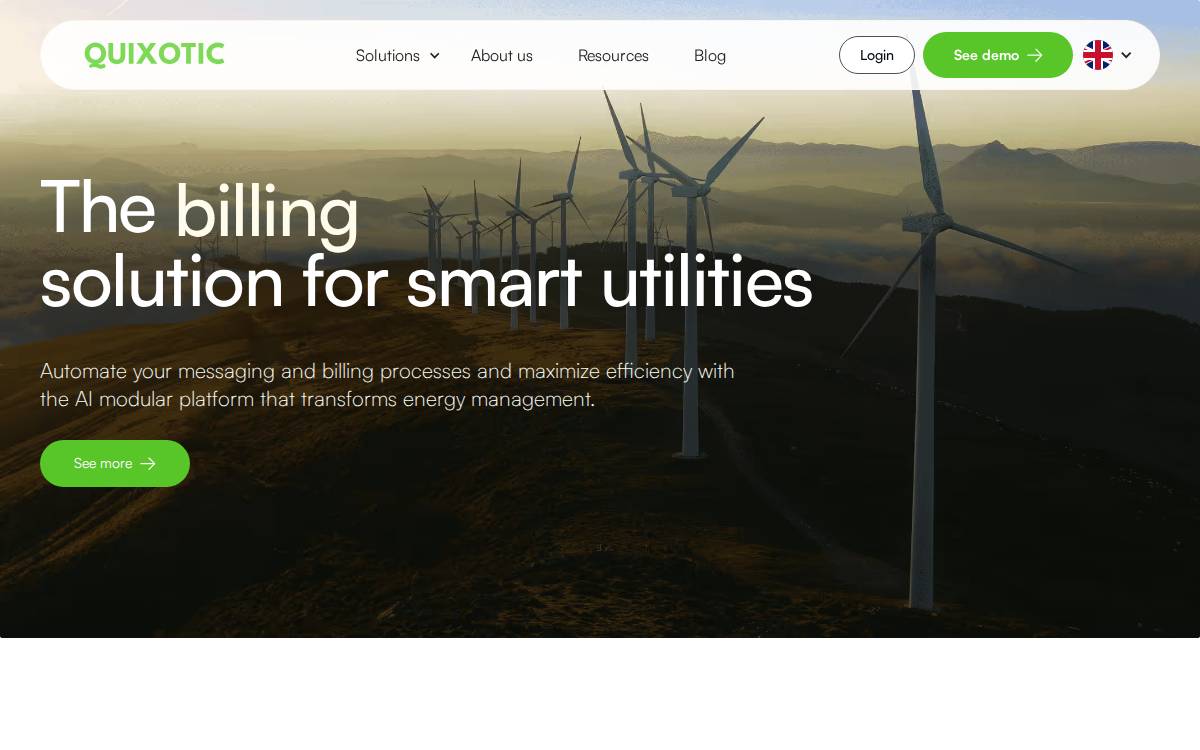 QUIXOTIC website preview