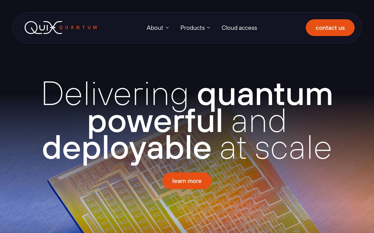 Quixquantum website preview