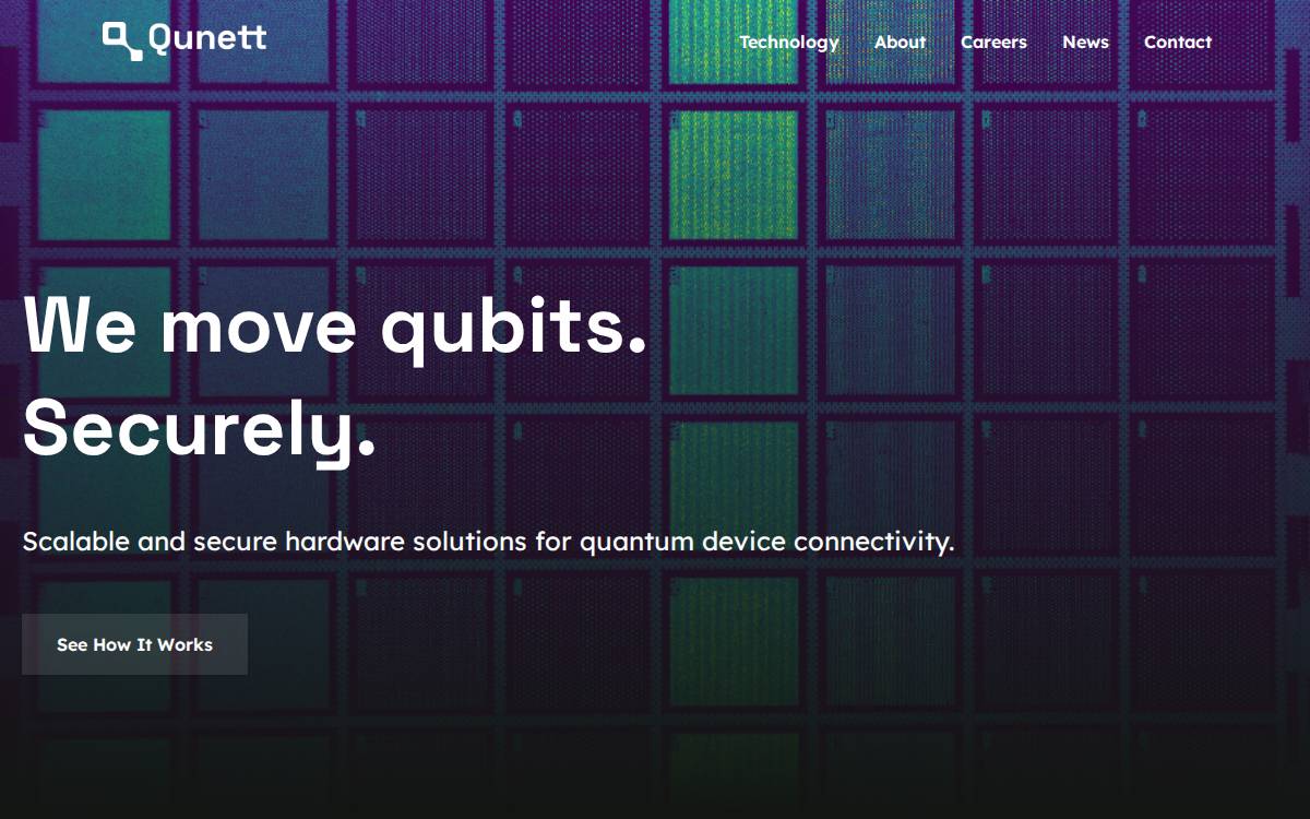 Qunett website preview