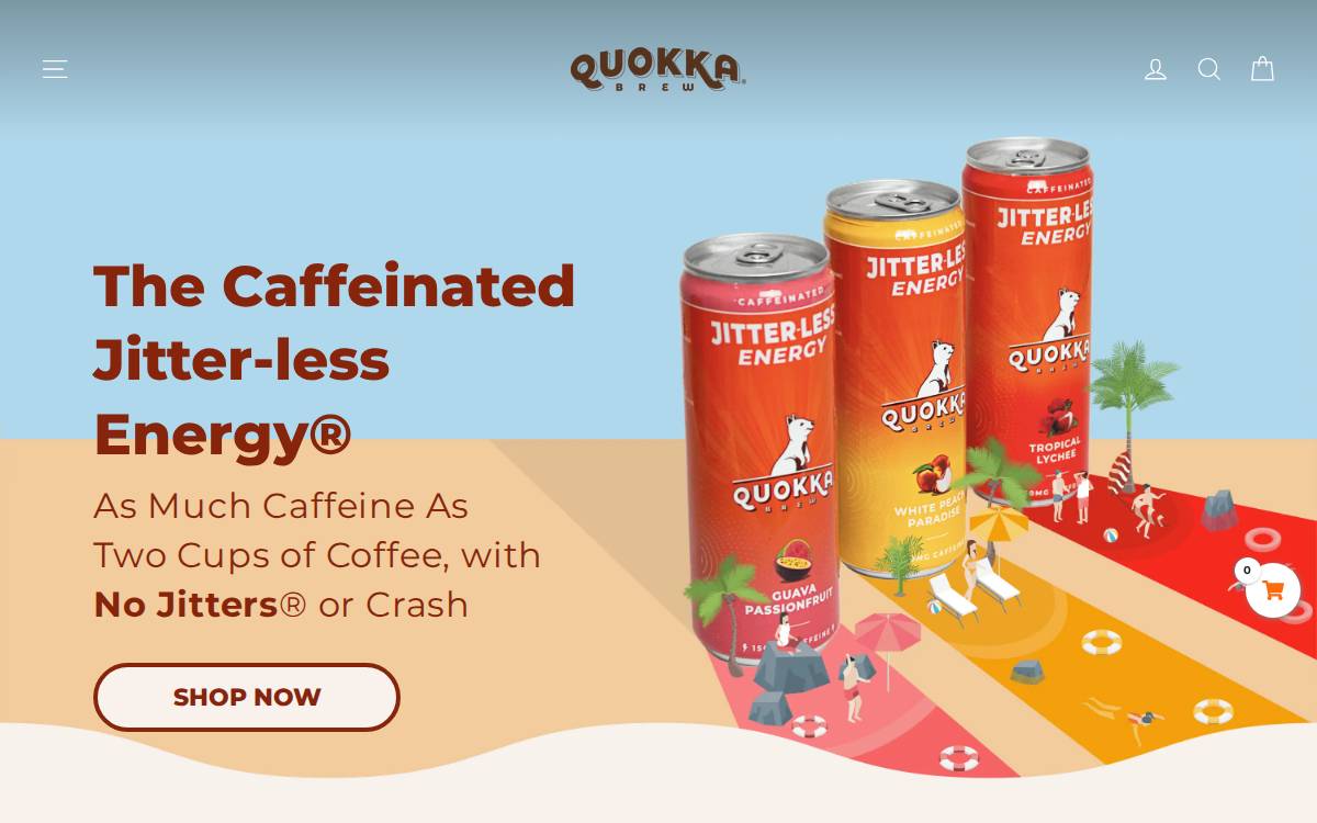 Quokka Brew website preview