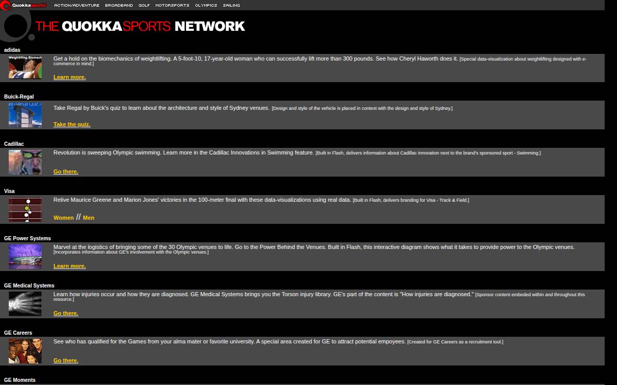 Quokka Sports website preview