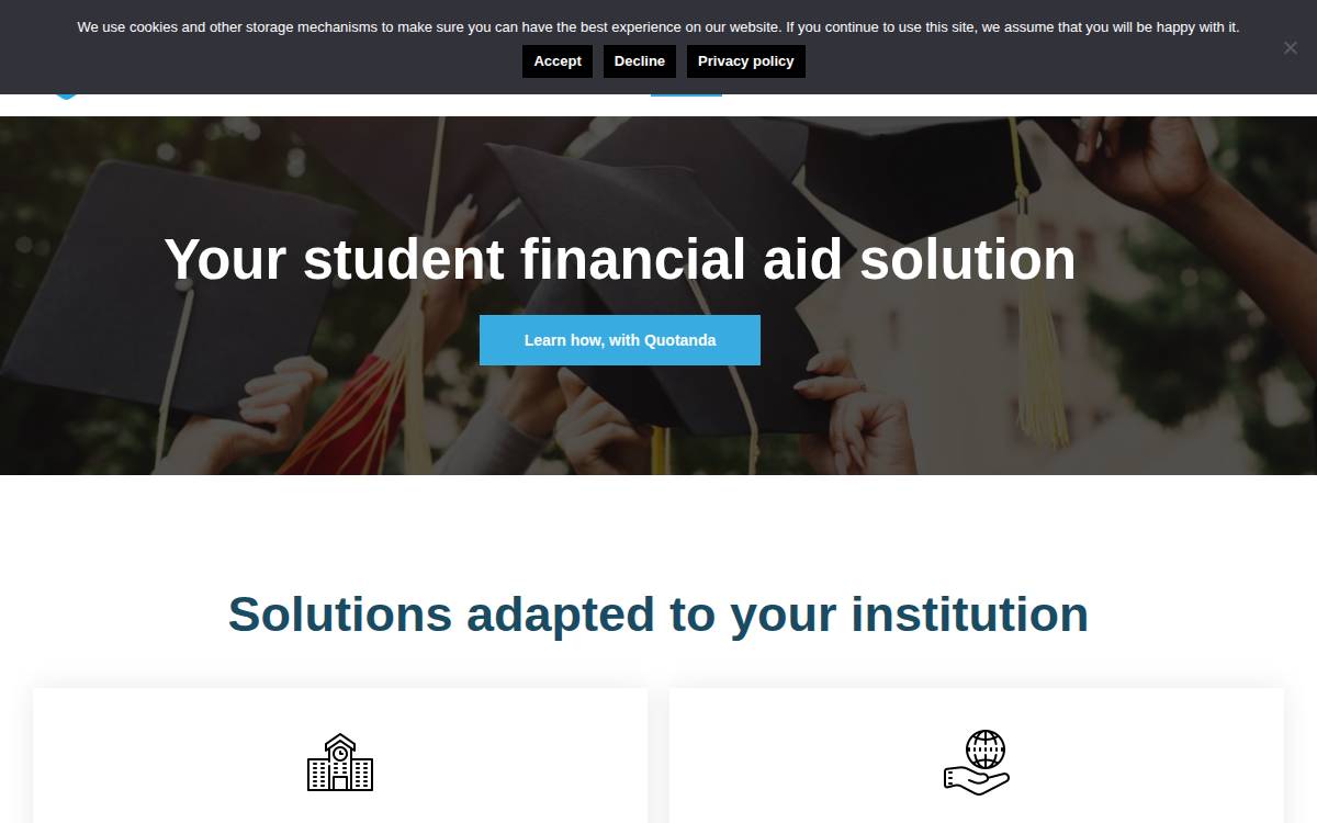 Quotanda website preview