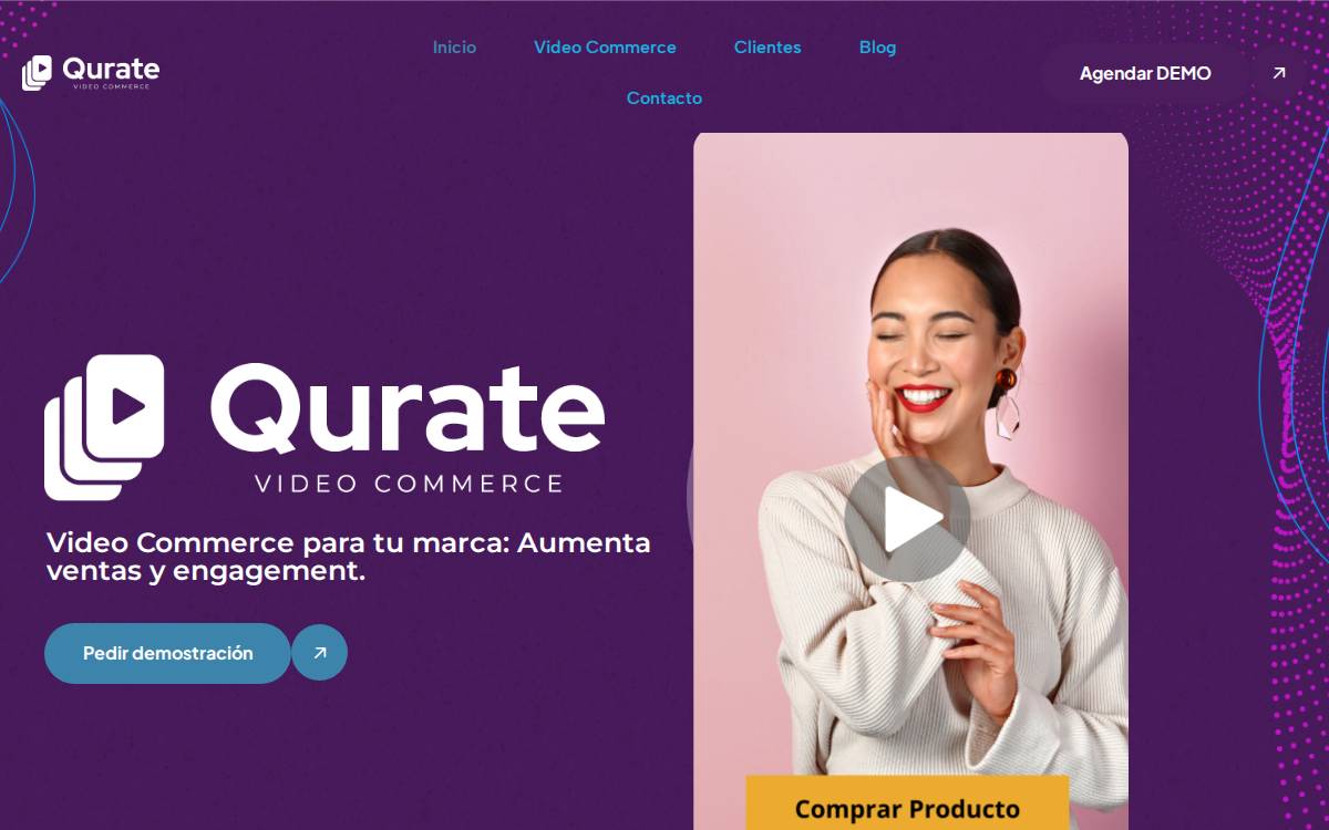 Qurate website preview