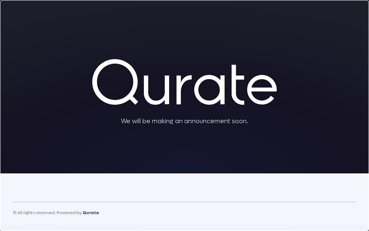 Qurate website preview