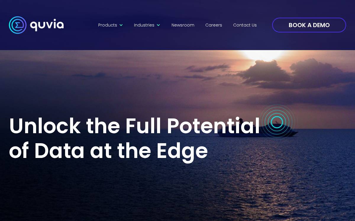 Quvia website preview