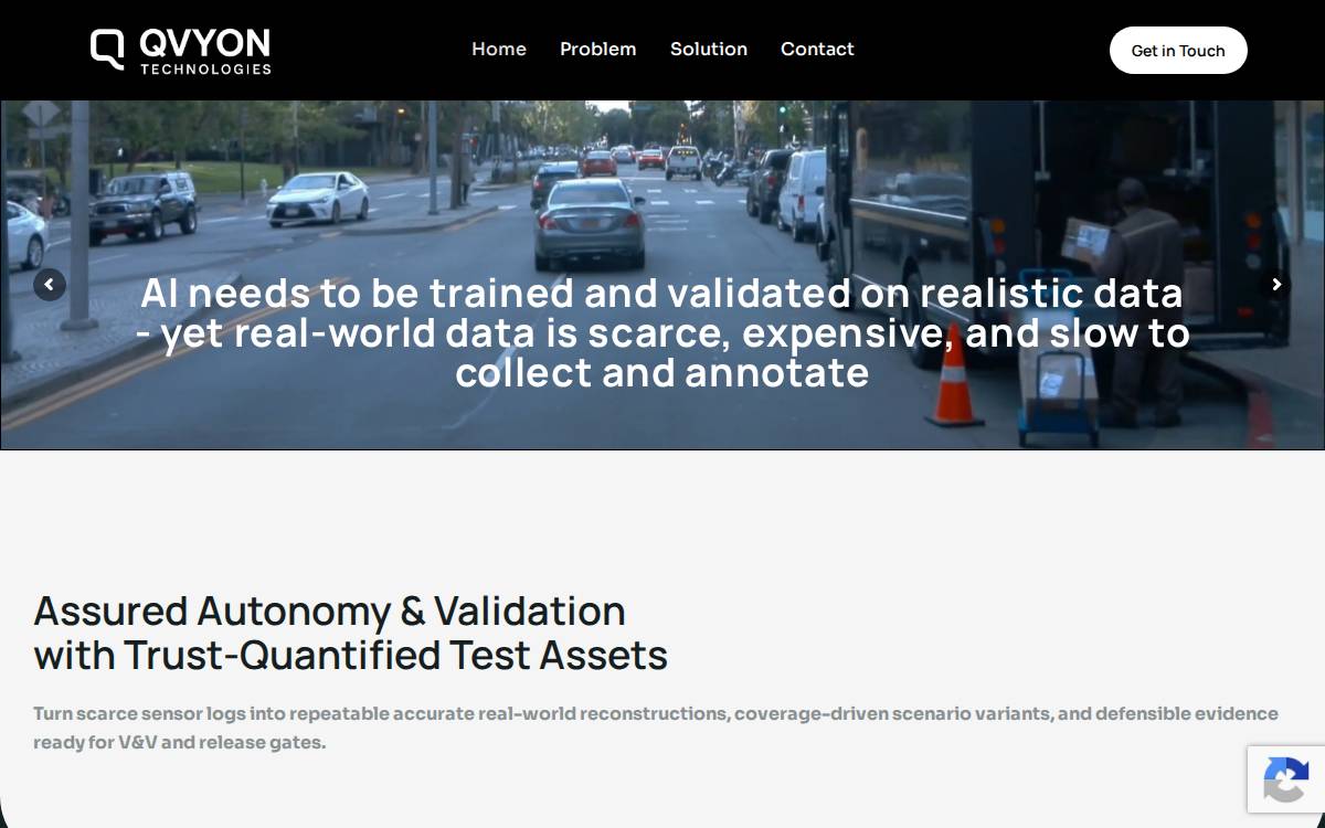 Qvyon website preview