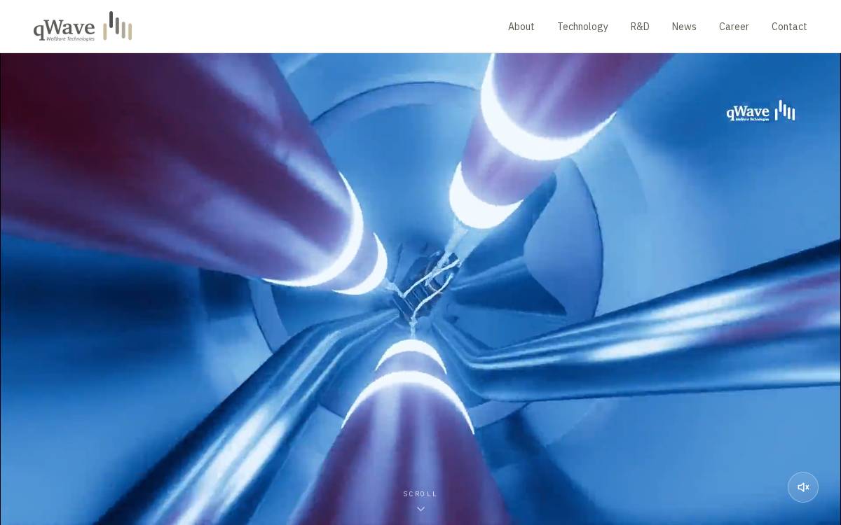 qWave website preview