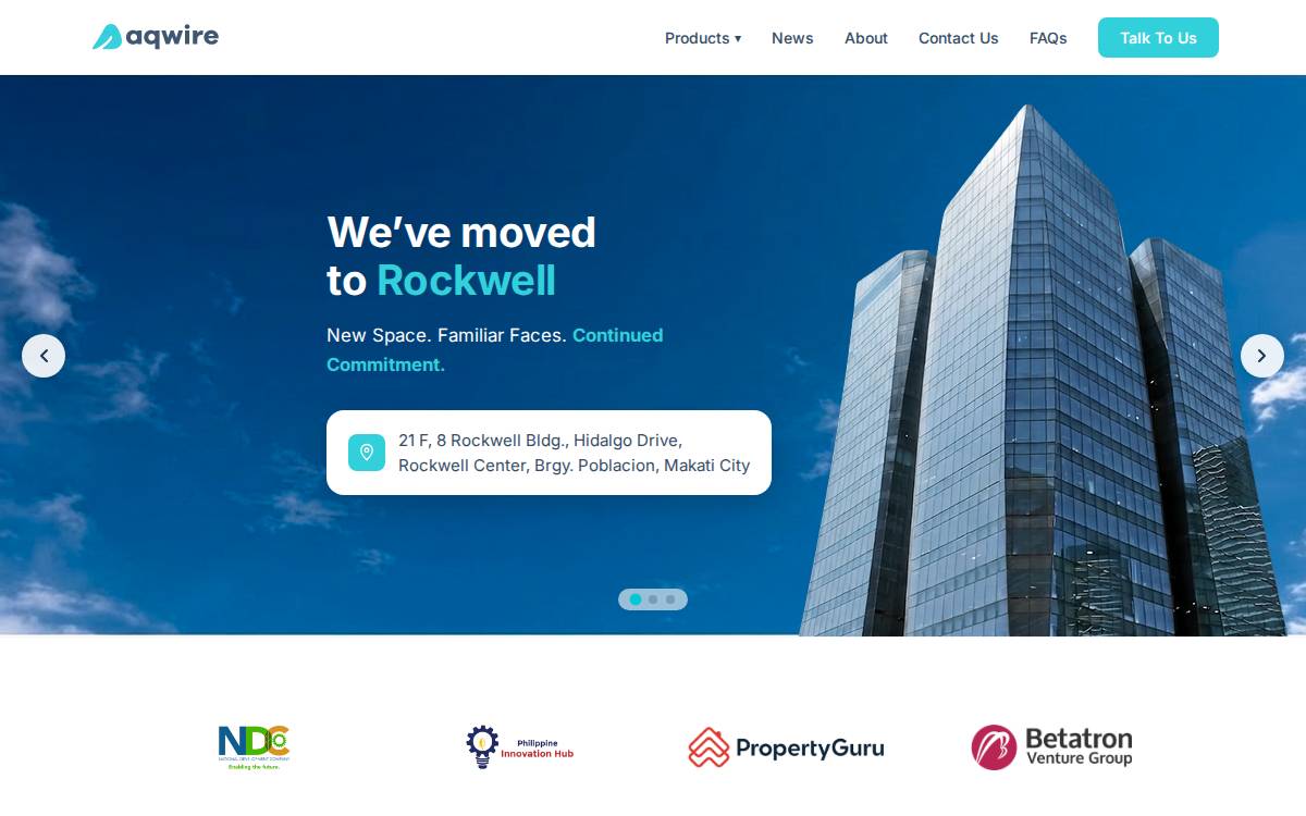 Qwikwire website preview