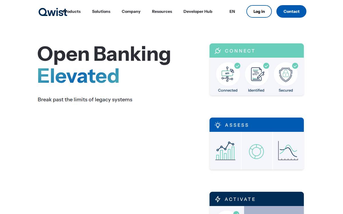 Qwist website preview
