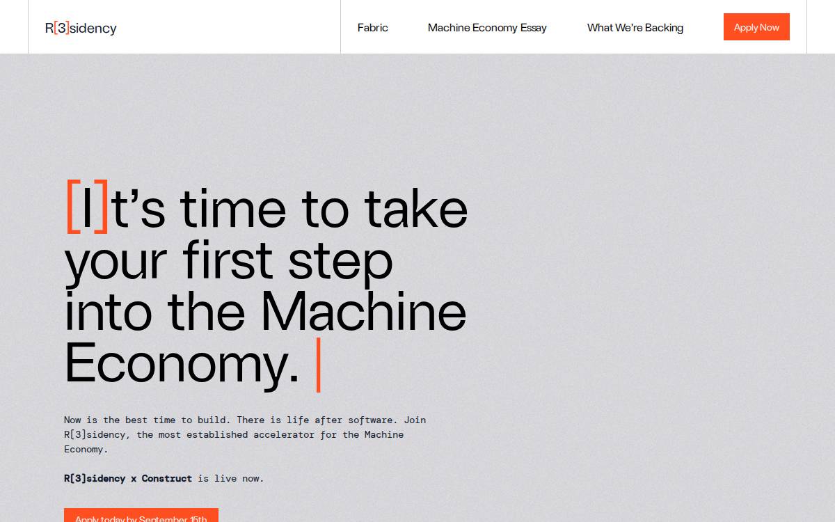 R[3]sidency website preview