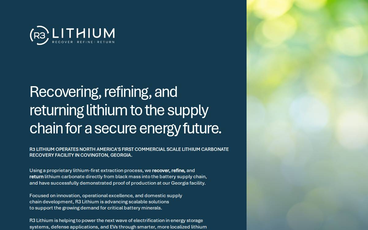 R3 Lithium website preview