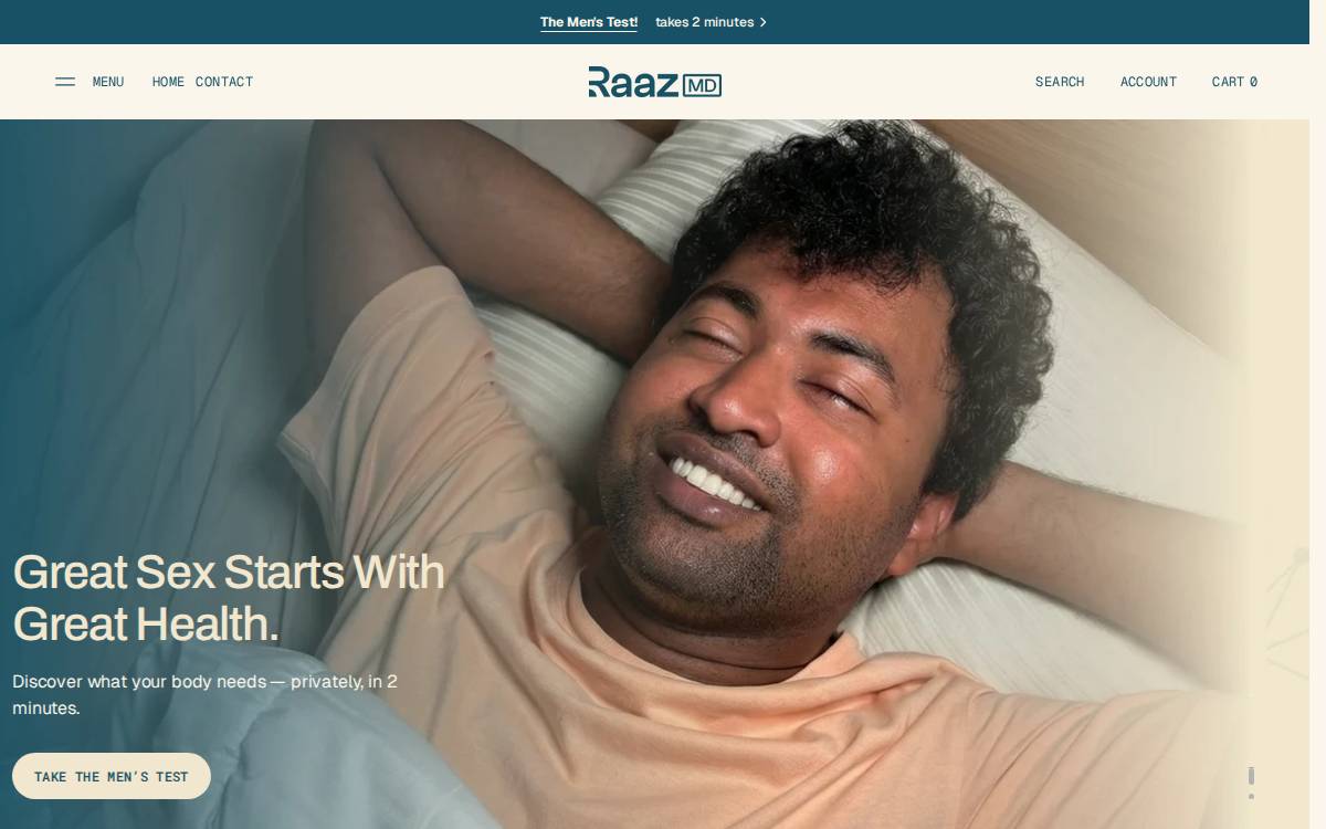 Raaz MD website preview