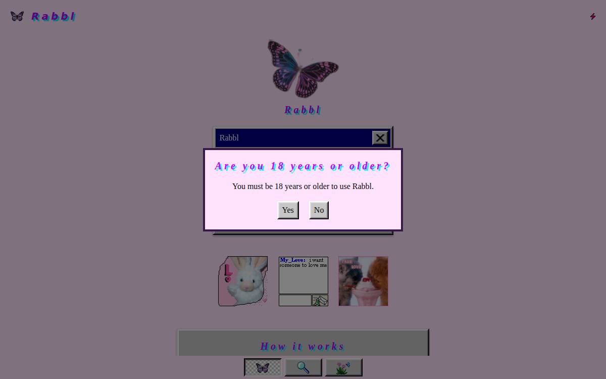 Rabbl website preview