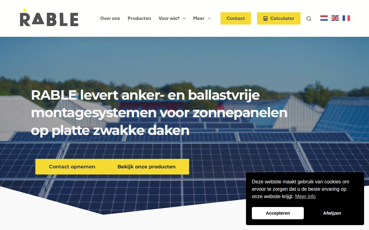 Rable website preview