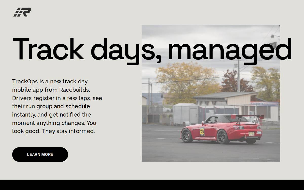 Racebuilds website preview