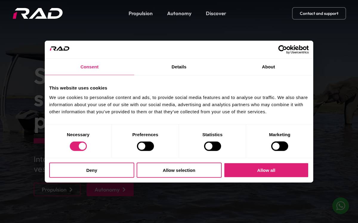 Rad Propulsion website preview