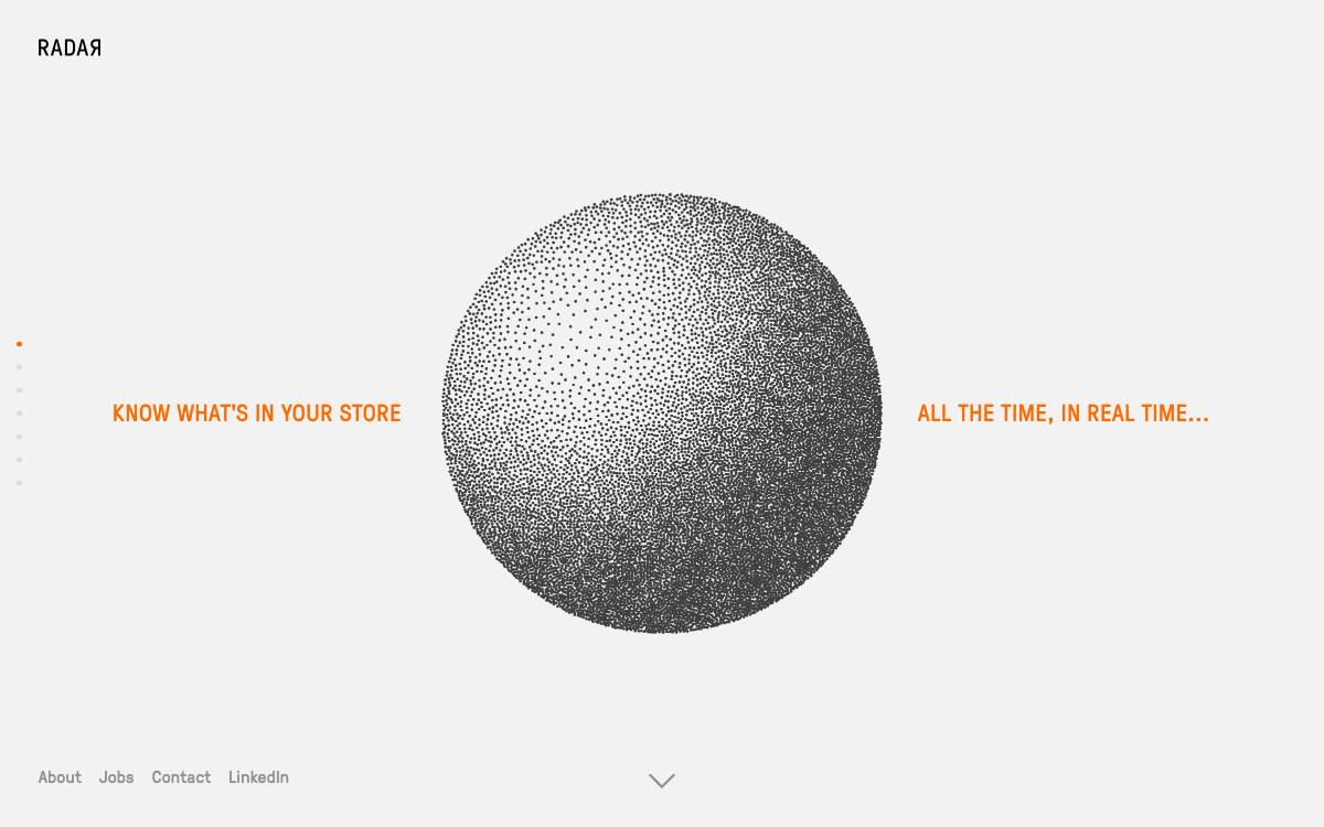 RADAR website preview