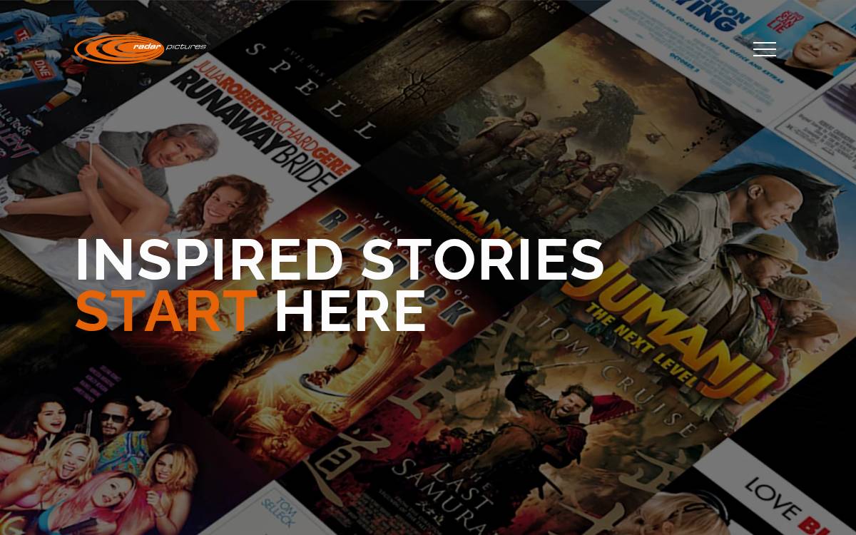 Radarpictures website preview
