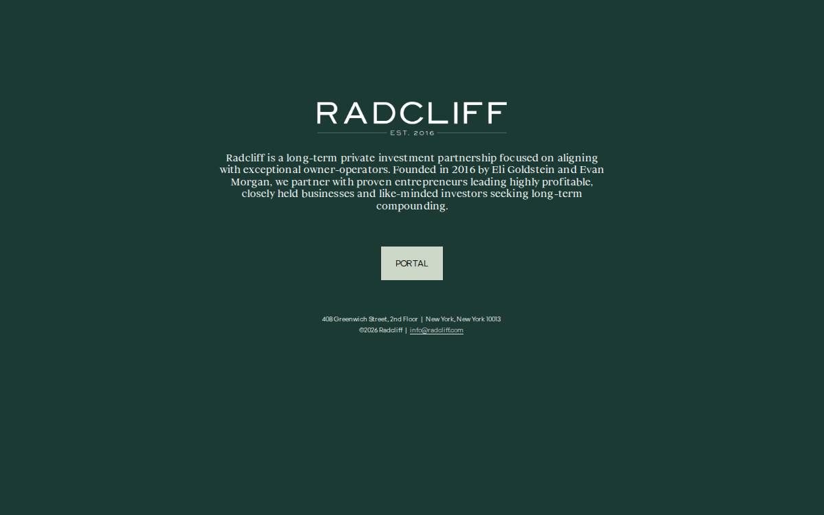Radcliff website preview