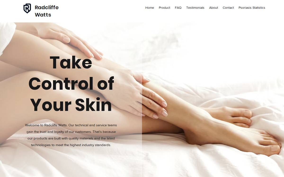Radcliffewatts website preview
