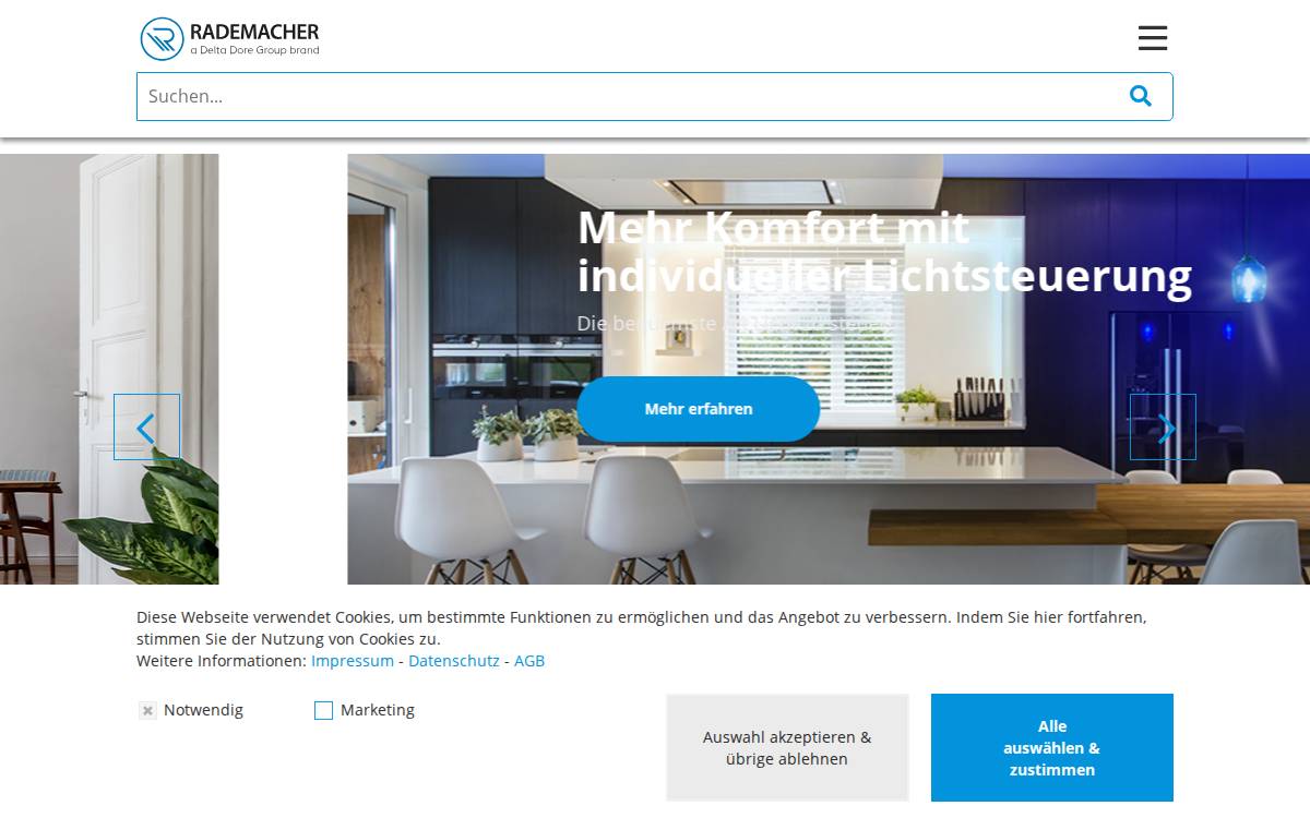 Rademacher website preview
