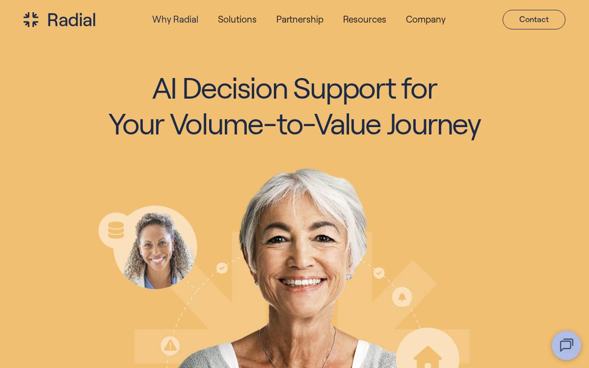 Radial Analytics website preview