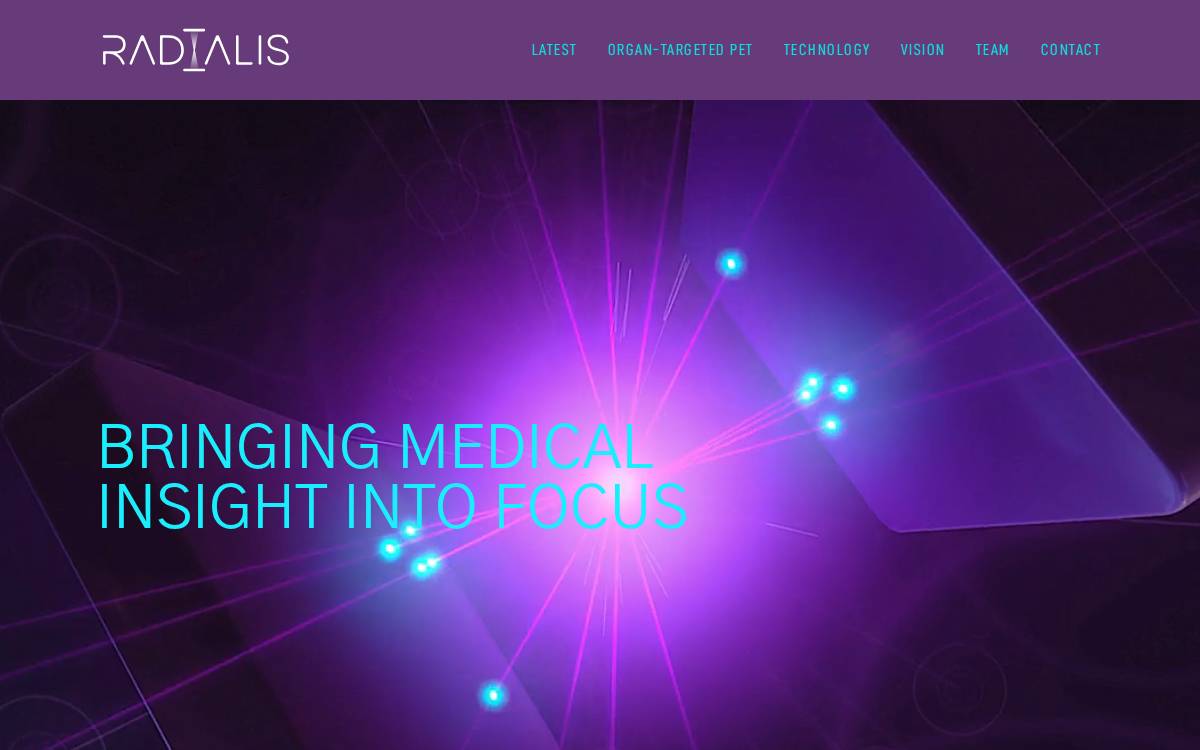 Radialis website preview