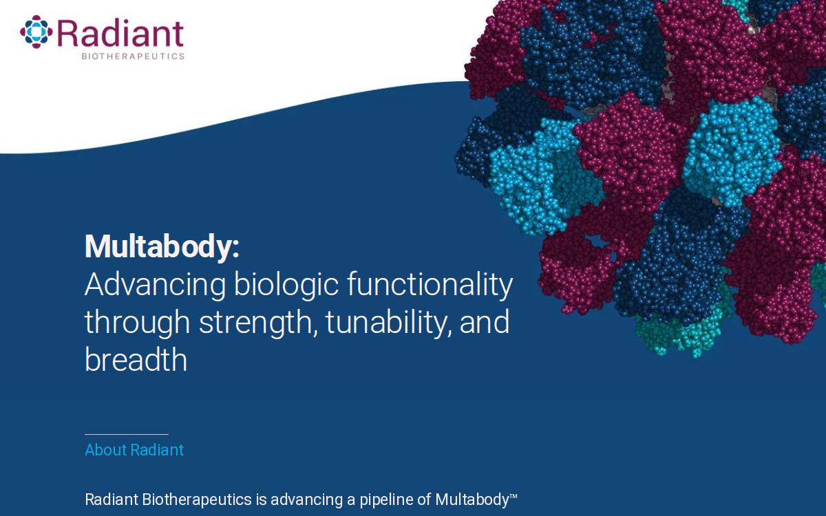 Radiant Biotherapeutics website preview