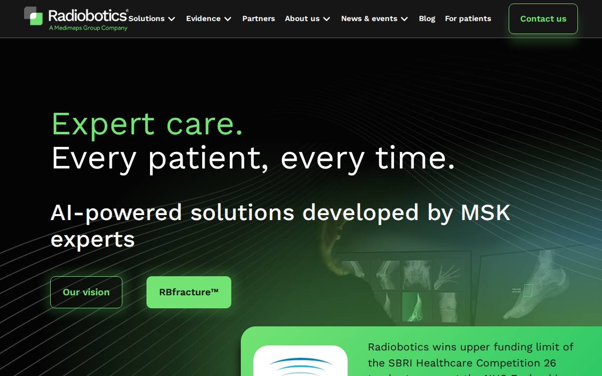 Radiobotics website preview