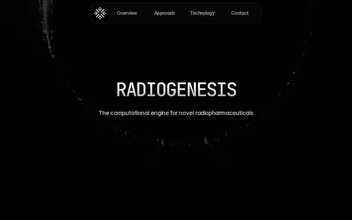 Radiogenesis website preview