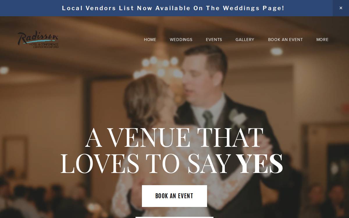 Radisson website preview
