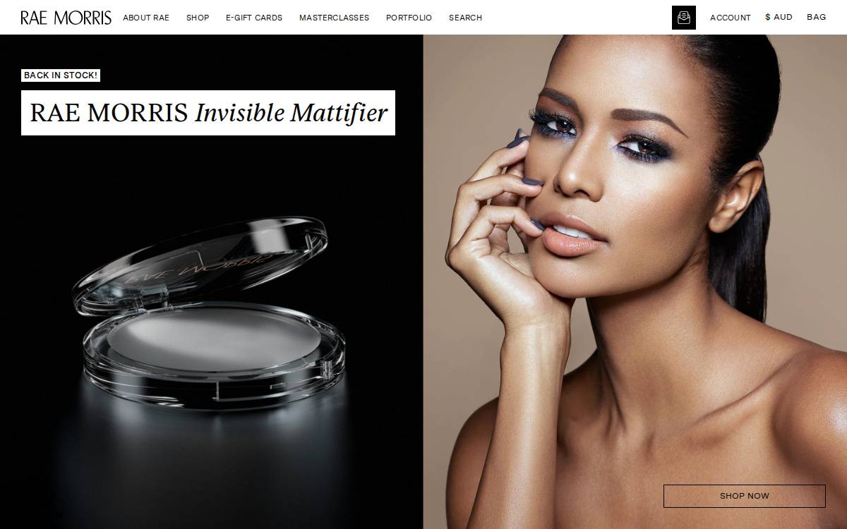 Raemorris website preview