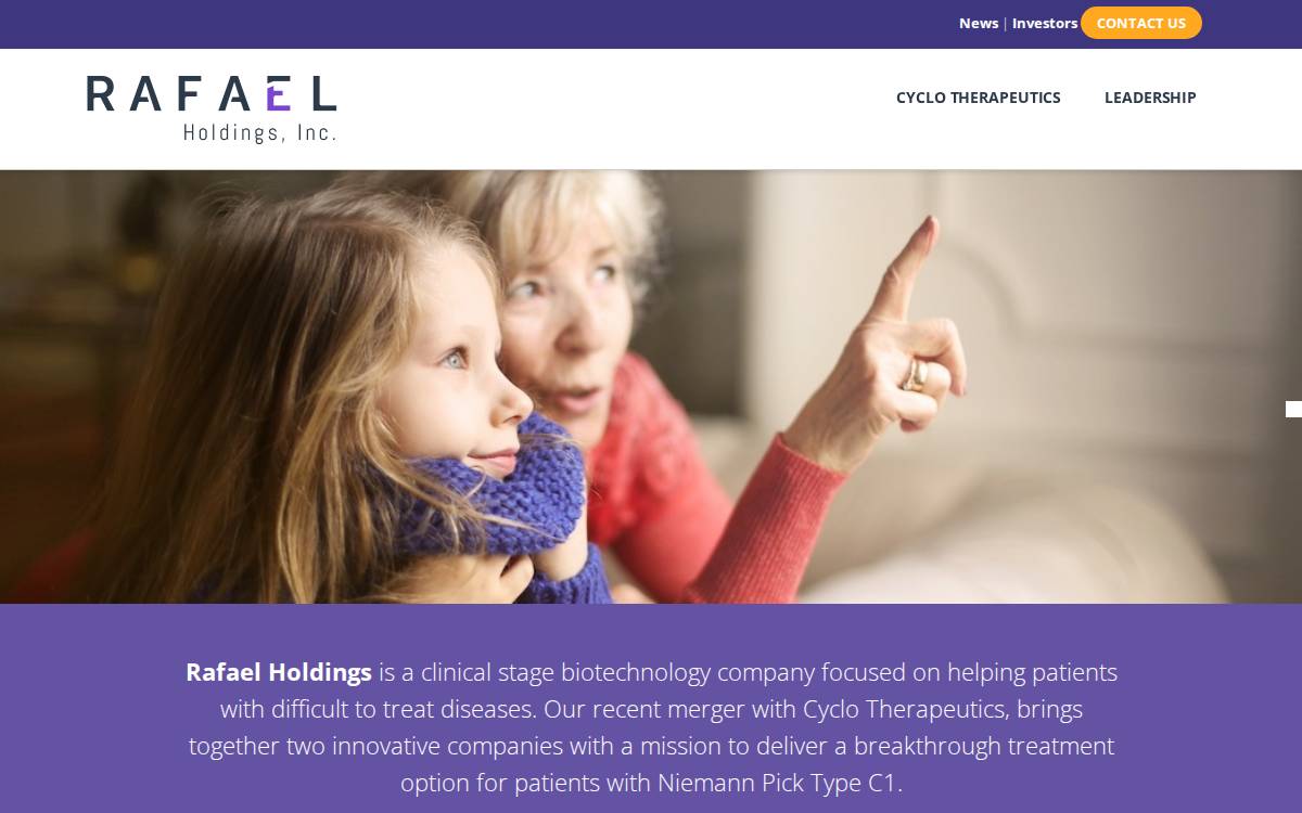Rafael Holdings website preview