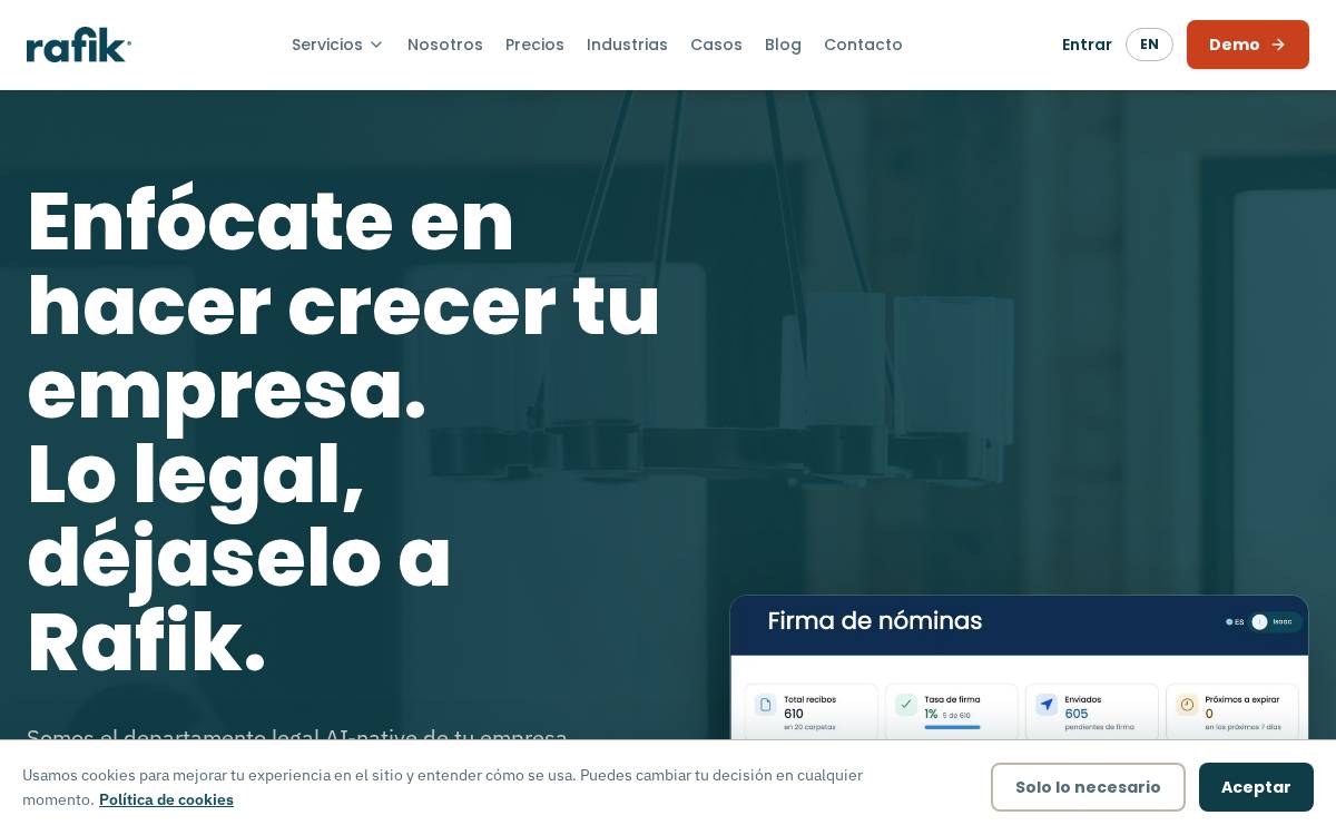 Rafik website preview