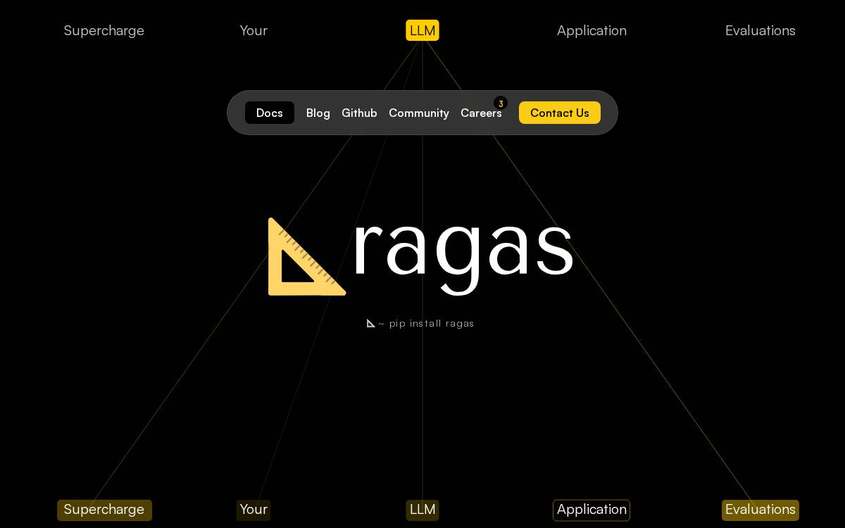 Ragas website preview