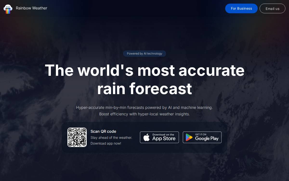 Rainbow website preview