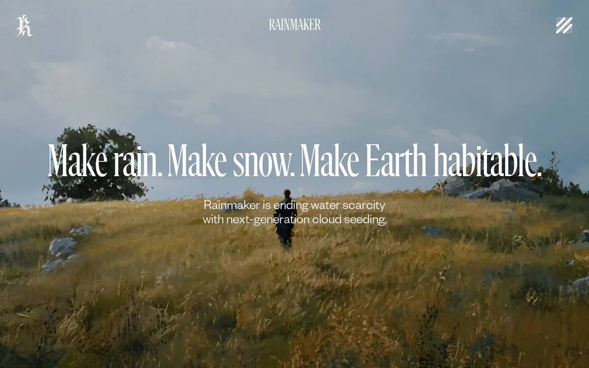 Rainmaker website preview