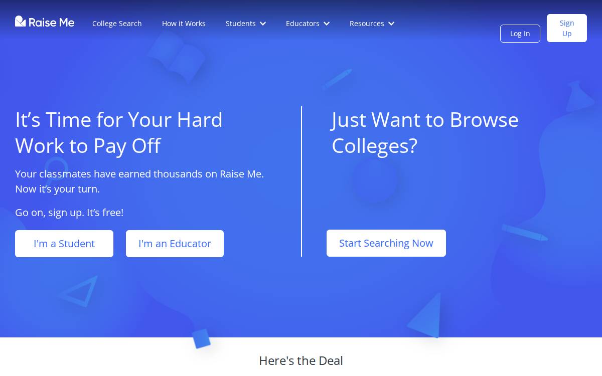 Raise website preview