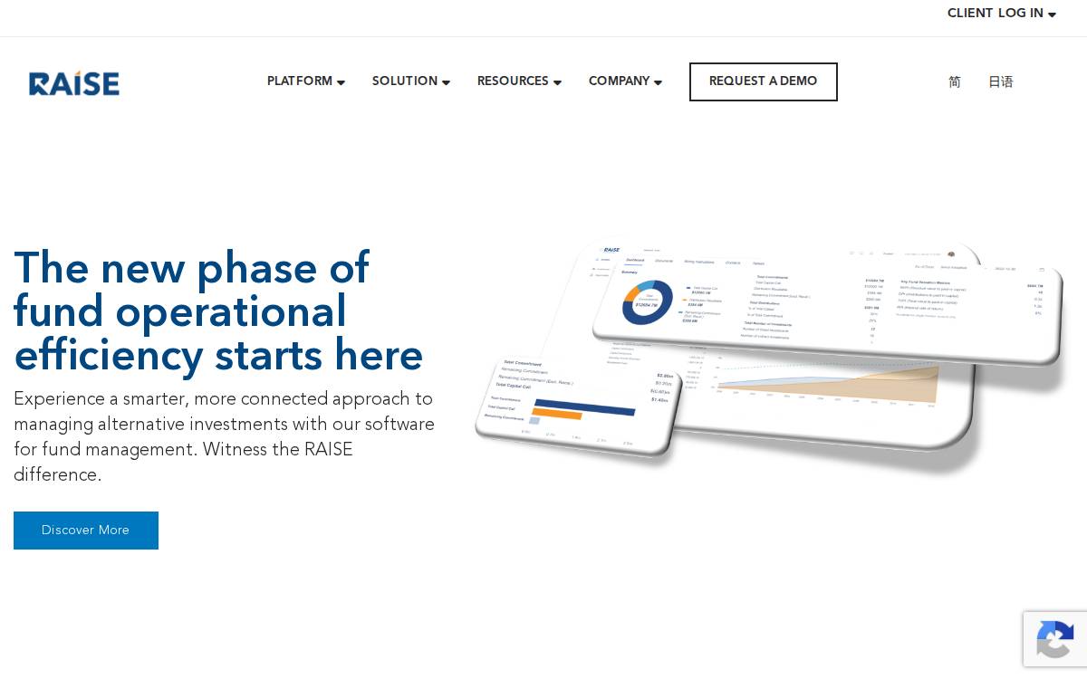 Raiselp website preview
