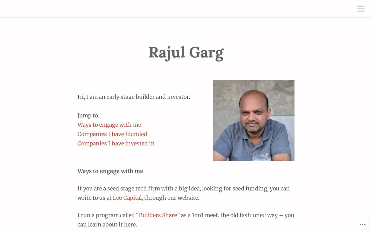 Rajul website preview