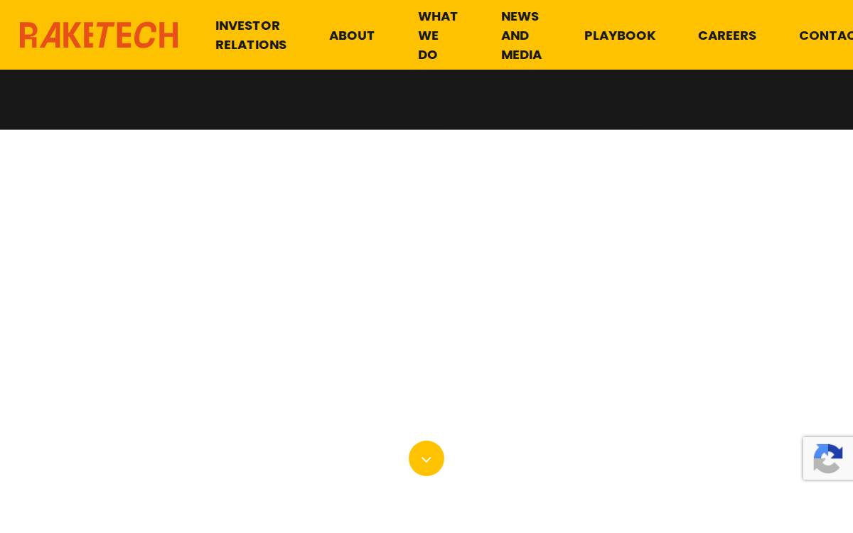 Raketech website preview