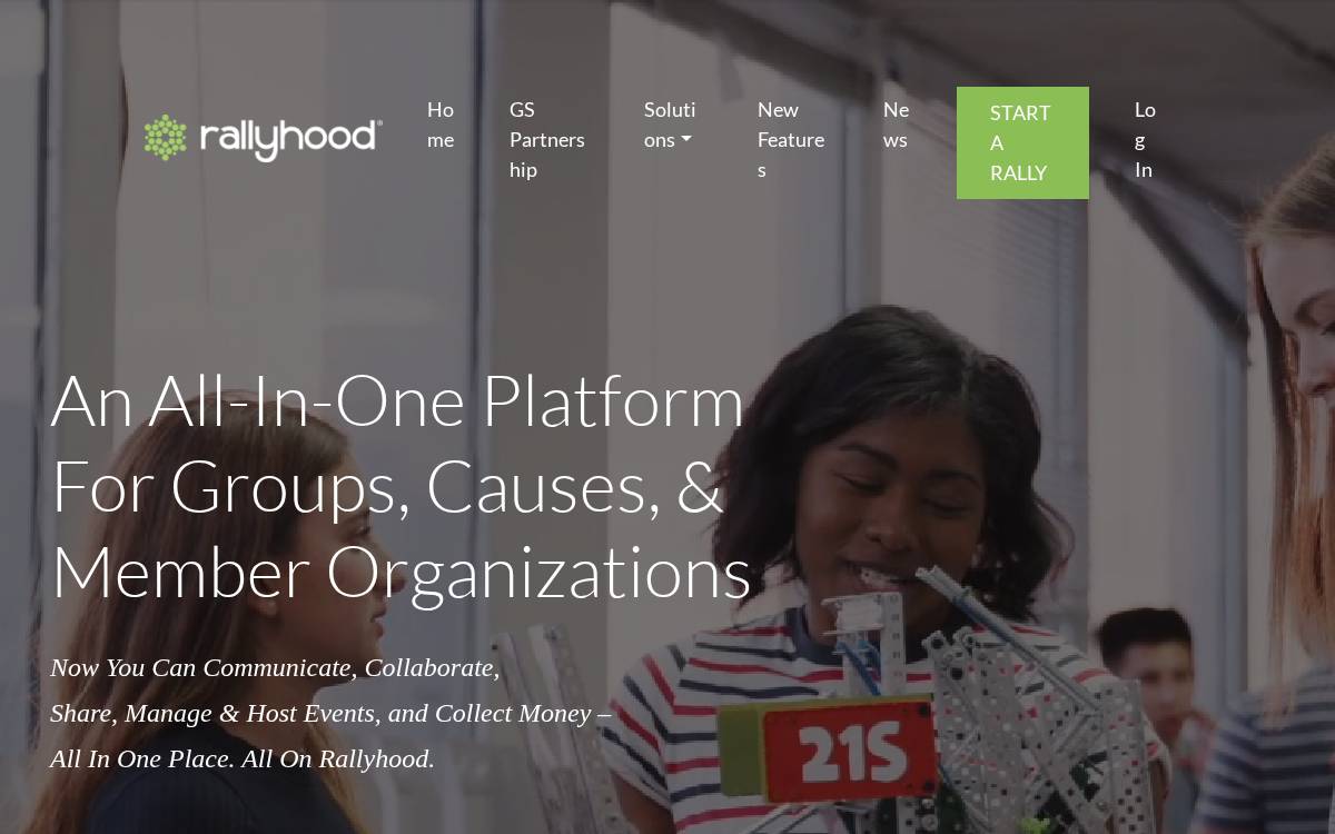 Rallyhood website preview